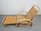 Vintage Extendable Deck Chair in Rattan, 1960 6