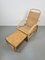 Ausziehbarer Vintage Liegestuhl aus Rattan, 1960 4
