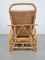 Vintage Extendable Deck Chair in Rattan, 1960 10