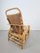 Vintage Extendable Deck Chair in Rattan, 1960 11