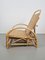 Vintage Extendable Deck Chair in Rattan, 1960 8