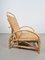 Ausziehbarer Vintage Liegestuhl aus Rattan, 1960 12