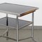 Tavolino tubolare in metallo cromato e vetro, Immagine 6