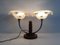 Art Deco Tischlampe aus Holz, 1930er 2