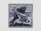 Jacques Ramondot, Black and White Fish on Grey Background, 20th Century, Formica, Image 1