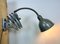 Lámpara de pared Scissor industrial de Elektroinstala Decín, años 60, Imagen 14
