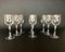 Vintage Weingläser aus Kristallglas von Gallo, 1980, 8 Set 3