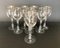 Vintage Crystal Wine Glasses by Gallo, 1980, Set of 8 1