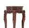 Tavolo con base in legno intagliato e ripiano in marmo, Cina, anni '20, Immagine 5