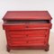 Vintage Red Chest of Drawers 8