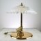 Murano Glass and Brass Table Lamps, Set of 3 2