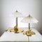 Murano Glass and Brass Table Lamps, Set of 3 6