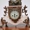 Orologio da tavolo Napoleone III in marmo, Immagine 8