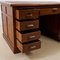 Nine Drawers Desk with Leather Top 7