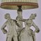 Porcelain Lamp with Lady and Knight 2