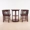 Set da salotto austriaco attribuito a Josef Hoffmann, set di 3, Immagine 1