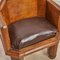 Art Deco Sessel aus Holz 4