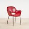 Roter Vintage Sessel, 1960er 1