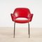 Roter Vintage Sessel, 1960er 2