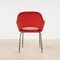 Roter Vintage Sessel, 1960er 4