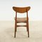 Skandinavischer Stuhl aus Holz, 1950er 3