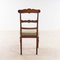 Vintage Stuhl mit Intarsien aus Nussholz 6