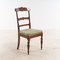 Vintage Stuhl mit Intarsien aus Nussholz 1