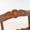 Vintage Stuhl mit Intarsien aus Nussholz 4