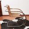 Silla MR20 de mimbre y metal cromado de Ludwig Mies Van Der Rohe, años 60, Imagen 3
