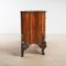 Art Deco Commode in Root with Black Marble Top 6
