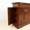 Vintage Brown Oak Credenza 2