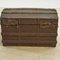 Baúl vintage de madera marrón, Imagen 4