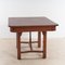 Vintage Extendable Brown Table, Image 1