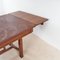 Vintage Extendable Brown Table, Image 2