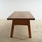 Vintage Brutalist Wooden Table 2
