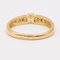 Vintage 18kt Yellow Gold Ring with Diamonds, 1970s, Image 5