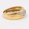 Vintage 18k Yellow Gold Sapphire and Diamonds Ring, 1960s, Image 4