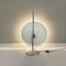 Italian Space Age Adjustable Chromed Steel and White Metal Table Lamp, 1970s, Image 2