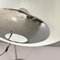Lámpara de mesa italiana era espacial ajustable de acero cromado y metal blanco, años 70, Imagen 12