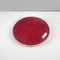 Roter italienischer Moderner Ausstellungsständer aus Metall & rotem Stoff, 1970er 4