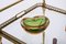 Scodella Sommerso a forma di cuore in vetro di Murano verde e ambrato di Flavio Poli, Italia, anni '60, Immagine 4
