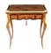 Antique French Burr Walnut Marquetry Desk, 1890s 2