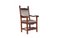 Presidential Chair in Wood and Velvet, Image 1