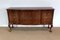 Nussholz Sideboard im Chippendale Stil, 1930er 15