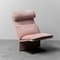 Vintage Pink Velvet Lounge Chair from Saporiti Italia, 1970s 3