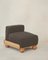Slippers Cove Armless Seat in Espresso Velvet by Fred Rigby Studio 1