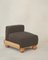 Slippers Cove Armless Seat in Espresso Velvet by Fred Rigby Studio, Image 1