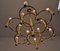 Lámpara de araña de 12 luces de Sciolari, Italia, años 60, Imagen 8