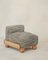Pantofole Cove Armless Seat in Timber e Cobalt Blob di Fred Rigby Studio, Immagine 1