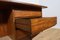 Danish Freestanding Teak Desk, 1960s 14